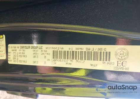 2011 Jeep Wrangler Unlimited 70Th Anniversary z USA, uszkodzony, nr VIN 1J4BA7H1XBL616117